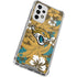NFL Jacksonville Jaguars Tropical Print Galaxy A53 5G Clear Case