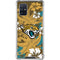 NFL Jacksonville Jaguars Tropical Print Galaxy A71 5G Clear Case