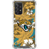 NFL Jacksonville Jaguars Tropical Print Galaxy A72 5G Clear Case