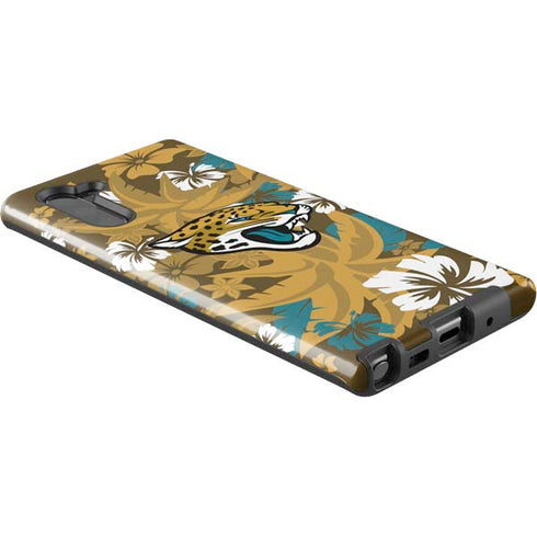 NFL Jacksonville Jaguars Tropical Print Galaxy Note 10 Pro Case