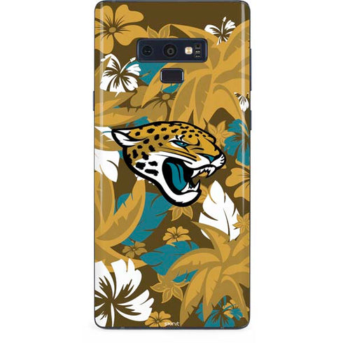 NFL Jacksonville Jaguars Tropical Print Galaxy Note 9 Skin
