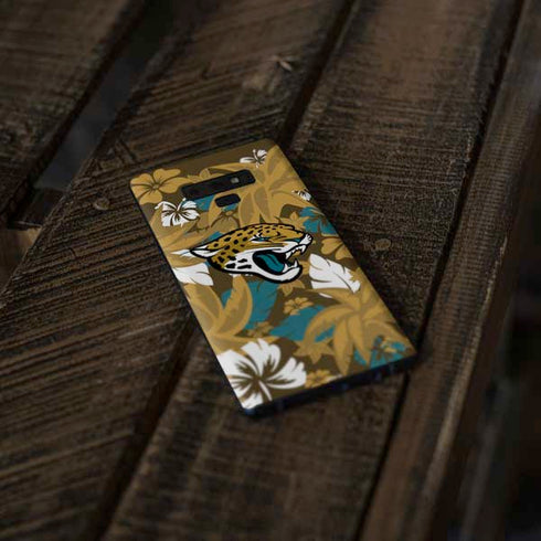 NFL Jacksonville Jaguars Tropical Print Galaxy Note 9 Skin