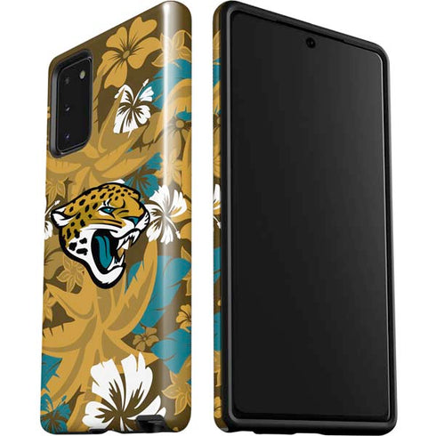 NFL Jacksonville Jaguars Tropical Print Galaxy Note20 5G Pro Case