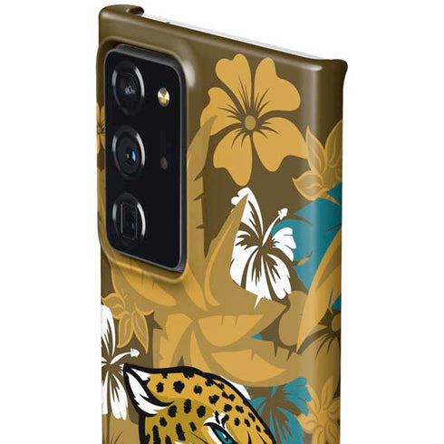NFL Jacksonville Jaguars Tropical Print Galaxy Note20 Ultra 5G Lite Case