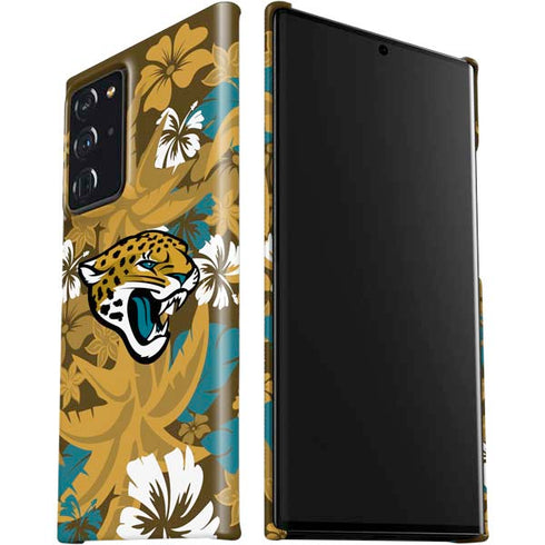 NFL Jacksonville Jaguars Tropical Print Galaxy Note20 Ultra 5G Lite Case