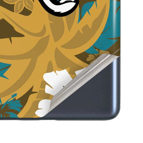 NFL Jacksonville Jaguars Tropical Print Galaxy S20 Fan Edition Skin
