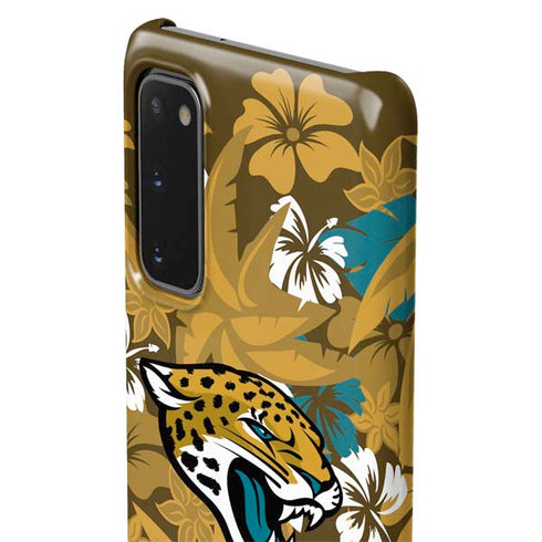 NFL Jacksonville Jaguars Tropical Print Galaxy S20 Lite Case