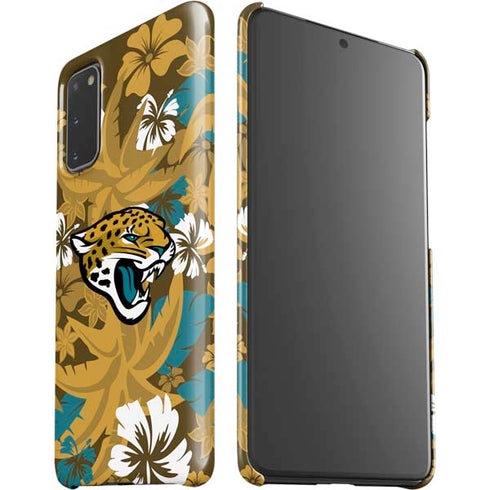 NFL Jacksonville Jaguars Tropical Print Galaxy S20 Lite Case