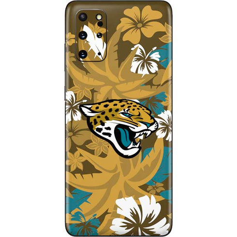 NFL Jacksonville Jaguars Tropical Print Galaxy S20 Plus Skin