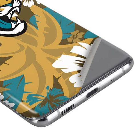 NFL Jacksonville Jaguars Tropical Print Galaxy S20 Skin
