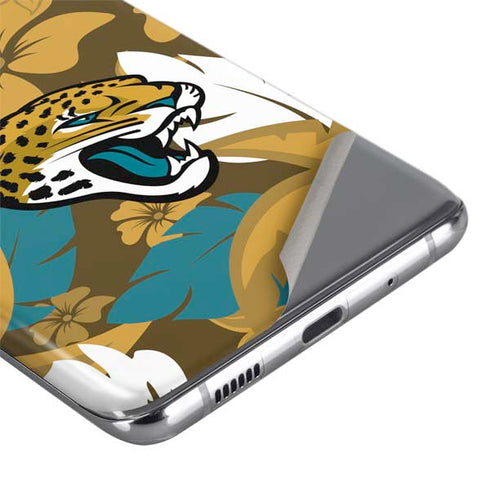 NFL Jacksonville Jaguars Tropical Print Galaxy S20 Ultra 5G Skin