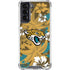 NFL Jacksonville Jaguars Tropical Print Galaxy S21 5G Clear Case