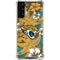 NFL Jacksonville Jaguars Tropical Print Galaxy S21 Plus 5G Clear Case