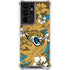 NFL Jacksonville Jaguars Tropical Print Galaxy S21 Ultra 5G Clear Case