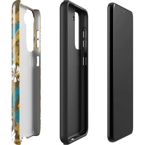 NFL Jacksonville Jaguars Tropical Print Galaxy S22 Plus Pro Case