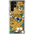 NFL Jacksonville Jaguars Tropical Print Galaxy S22 Ultra Clear Case
