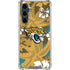 NFL Jacksonville Jaguars Tropical Print Galaxy S23 FE Clear Case