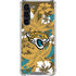 NFL Jacksonville Jaguars Tropical Print Galaxy S23 Plus Clear Case