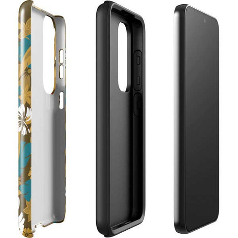 NFL Jacksonville Jaguars Tropical Print Galaxy S23 Plus Pro Case