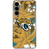 NFL Jacksonville Jaguars Tropical Print Galaxy S24 Plus Clear Case
