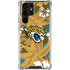 NFL Jacksonville Jaguars Tropical Print Galaxy S24 Ultra Clear Case