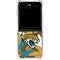 NFL Jacksonville Jaguars Tropical Print Galaxy Z Flip5 5G Clear Case