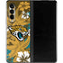 NFL Jacksonville Jaguars Tropical Print Galaxy Z Fold3 5G Skin