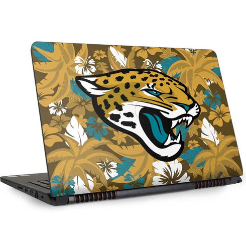 NFL Jacksonville Jaguars Tropical Print Dell Inspiron Skin