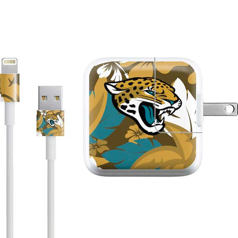 NFL Jacksonville Jaguars Tropical Print iPad Charger (10W USB) Skin