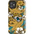 NFL Jacksonville Jaguars Tropical Print iPhone 11 Impact Case