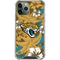NFL Jacksonville Jaguars Tropical Print iPhone 11 Pro Max Clear Case