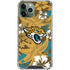 NFL Jacksonville Jaguars Tropical Print iPhone 11 Pro Max Clear Case
