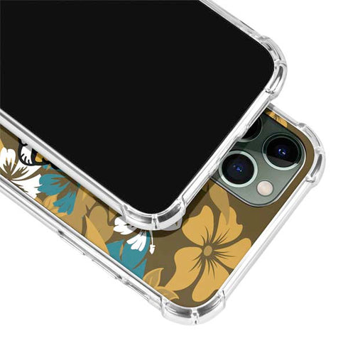 NFL Jacksonville Jaguars Tropical Print iPhone 11 Pro Max Clear Case