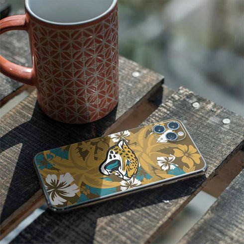 NFL Jacksonville Jaguars Tropical Print iPhone 11 Pro Max Skin