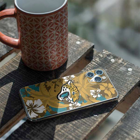 NFL Jacksonville Jaguars Tropical Print iPhone 11 Pro Skin