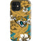 NFL Jacksonville Jaguars Tropical Print iPhone 12 Impact Case