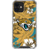 NFL Jacksonville Jaguars Tropical Print iPhone 12 Mini Clear Case