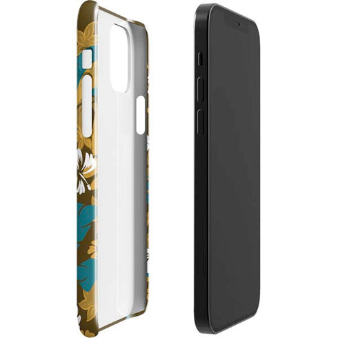 NFL Jacksonville Jaguars Tropical Print iPhone 12 Mini Lite Case