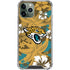 NFL Jacksonville Jaguars Tropical Print iPhone 12 Pro Clear Case