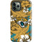 NFL Jacksonville Jaguars Tropical Print iPhone 12 Pro Impact Case