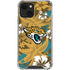 NFL Jacksonville Jaguars Tropical Print iPhone 13 Mini Clear Case