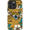 NFL Jacksonville Jaguars Tropical Print iPhone 13 Pro Impact Case