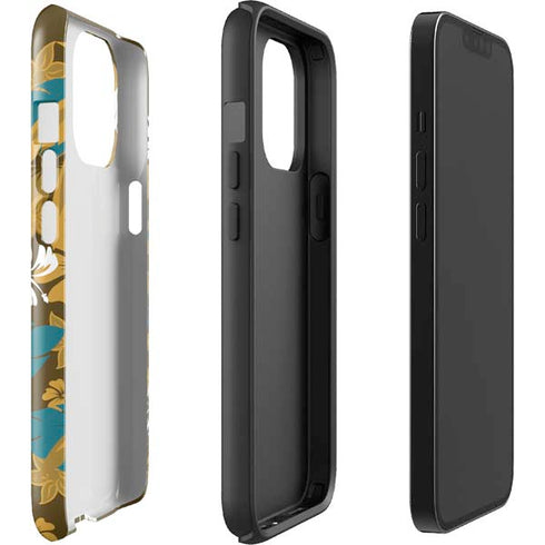 NFL Jacksonville Jaguars Tropical Print iPhone 13 Pro Max Impact Case