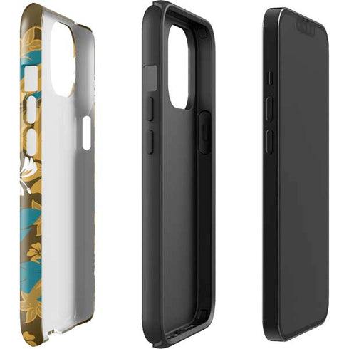 NFL Jacksonville Jaguars Tropical Print iPhone 14 Impact Case