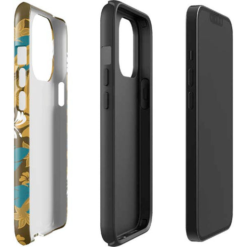 NFL Jacksonville Jaguars Tropical Print iPhone 14 Pro Impact Case