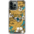 NFL Jacksonville Jaguars Tropical Print iPhone 15 Pro Max Clear Case