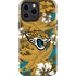 NFL Jacksonville Jaguars Tropical Print iPhone 14 Pro Max Impact Case