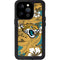 NFL Jacksonville Jaguars Tropical Print iPhone 14 Pro Waterproof Case