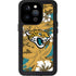 NFL Jacksonville Jaguars Tropical Print iPhone 14 Pro Waterproof Case