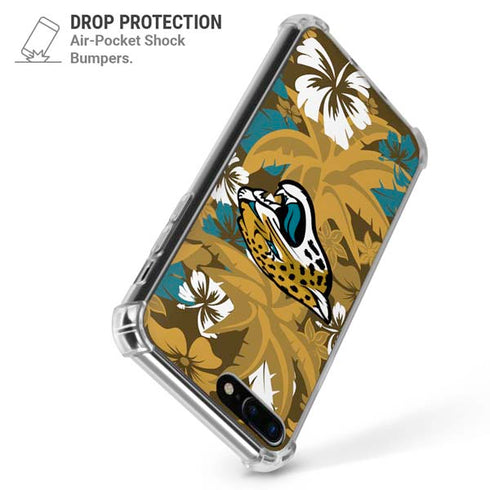 NFL Jacksonville Jaguars Tropical Print iPhone 7/8 Plus Clear Case